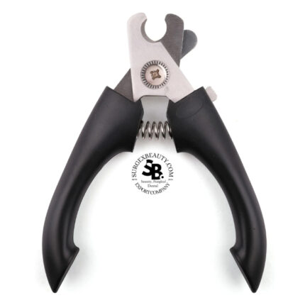 Stainless Steel Dog/Cat Nail Clipper with Black Handle