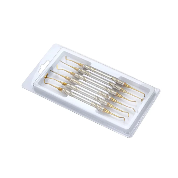 6Pcs Restorative Dental Tools Kit – Titanium Coated for Durability - Image 1